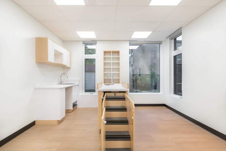 Pièce avec rangements dédiés Montréal